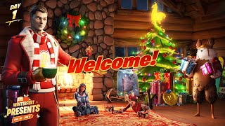 Welcome to Fortnite Winterfest 2023 ALL PRESENTS [upl. by Avalsorim]