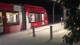 Newcastle Light Rail at Night [upl. by Kotta771]