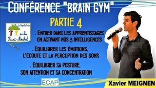 Brain Gym et Apprentissages scolaires  Partie 4 [upl. by Sidoney]