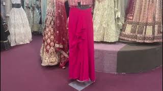 IndoWestern Lehenga with Sequin Zari amp Mirror Work [upl. by Necyrb710]