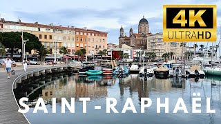 Walking Tour  SaintRaphaël 🇫🇷 4K  Experience France [upl. by Larrad]