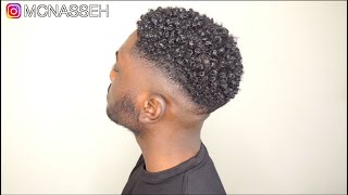 MENS NATURAL CURLY HAIR ROUTINE  KINKY TO CURLY [upl. by Harle]