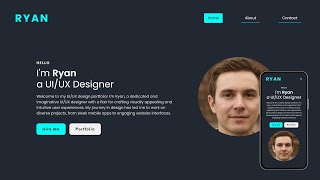 Personal Portfolio Website using HTML amp CSS  Web Dev Wizard [upl. by Artimas]