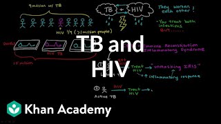 TB and HIV  Infectious diseases  NCLEXRN  Khan Academy [upl. by Hairas336]