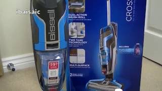 Bissell Crosswave Multi Surface Cleaner Unboxing amp First Look [upl. by Noivad]