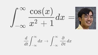 A beautiful result in calculus Solution using Feynman integration  Integral cosxx21 [upl. by Enavi652]