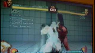 SF4 No challenge too hard Hard Trial combos [upl. by Namyac]