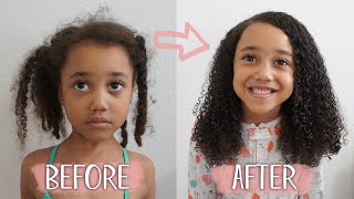 Tangled Curly Hair Wash Routine  Tips for Detangling [upl. by Wilhide]