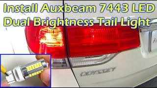 2008 Honda Odyssey LED Tail Light Install 7443 Park amp Brake Light [upl. by Rayner]