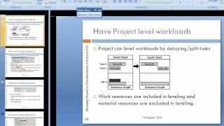 Managing Resource Overallocations in Project 2010 [upl. by Nnylyaj]