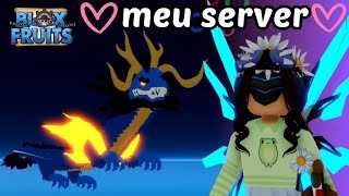 DE TRIAL a DRAGON USER MOMENTOS DIVERTIDOS no MEU SERVIDOR BLOX FRUITS [upl. by Laen]