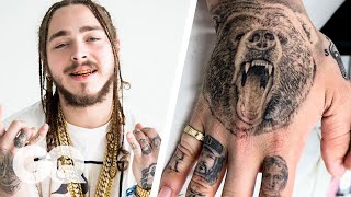 Post Malone Breaks Down His Tattoos  GQ [upl. by Balsam]