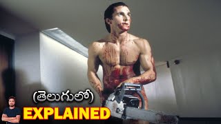 American Psycho 2000 Movie Explained in Telugu  BTR Creations [upl. by Bazil313]