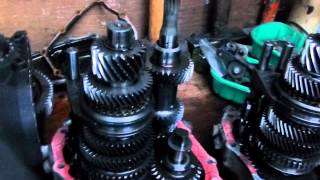 vauxhall zafira 16 16v petrol F17 gearbox transmission part 1 of 4 [upl. by Blanch61]