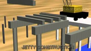 Jetty construction mpeg2video [upl. by Eliga]