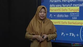 PEMBAHASAN SOAL 2 MATEMATIKA PERSENTIL DATA TUNGGAL DAN DATA BERKELOMPOK JUMRIATI S Pd  M Pd [upl. by Razid]