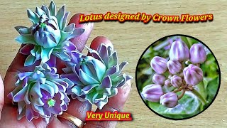 How to make a lotus flower using eruku flowersஎருக்கு பூவை பயன்படுத்தி தாமரை செய்வது எப்படி [upl. by Nasia960]