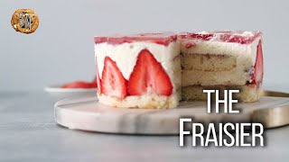 Fraisier  Strawberry Cream Cake [upl. by Lexa]