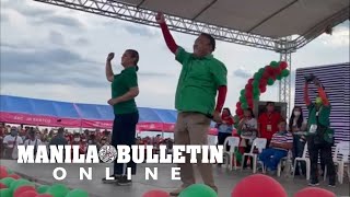 Sara Duterte dances Harry Roques campaign dance during UniTeam grand rally in Nueva Ecija [upl. by Esyned]