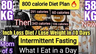 800 Calorie Intermittent Fasting Diet Plan to Lose weight fast  What I Eat in a Day to lose fat [upl. by Horst]