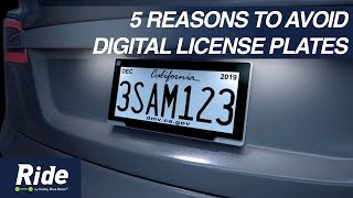 5 Reasons to avoid the digital license plate  Ride Tech [upl. by Niarfe]