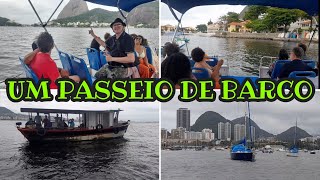 UM PASSEIO NO BARCO DO RESTAURANTE FLUTUANTE NA URCA RJ por Canal do Mariuu [upl. by Aeet]