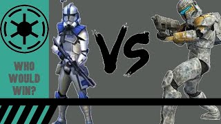 STAR WARS Arc troopers vs clone commandos [upl. by Housum184]