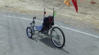 Homemade Recumbent Trike video [upl. by Aker935]