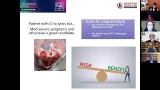 MVSS Webinar  Venous Thromboembolism Iliofemoral DVT Therapies IVC Filter and IVC Reconstructions [upl. by Currier561]