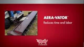 AERAvator lawn aerator pays for itself  Grasshopper zeroturn mowers [upl. by Eskill]