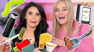 TESTING FUNNY KITCHEN GADGETS w iJustine  Part 18 [upl. by Campney981]