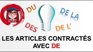 IMPARARE IL FRANCESE les articles contractés avec de IN 3 MINUTI [upl. by Ennairak]