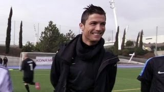 Cristiano Ronaldo en entraînement pour PES 2013 Partie 1 [upl. by Mikol]