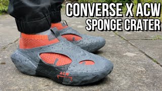 CONVERSE x ACOLDWALL SPONGE CRATER REVIEW  On feet comfort weight breathability amp price review [upl. by Aneem201]