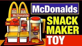 McDonalds Mini Happy Meal  Complete Toy Food Maker [upl. by Cadell60]