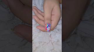 298 easynailart naildesign navratri nails nailart shorts viralvideo nailarts simpledesign [upl. by Ynatsyd]