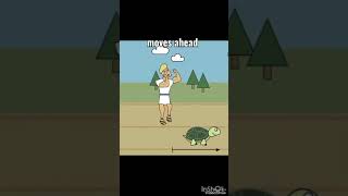 zenos paradox of achilles and the tortoise shorts youtubeshorts viral facts amazing [upl. by Ania]