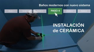 PASO 4 ✅ Aprende la Técnica Perfecta para INSTALAR CERÁMICA en baños como un Profesionalquot [upl. by Carleen341]