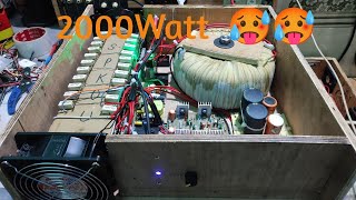 2000 watt amplifier making at home [upl. by Suelo990]