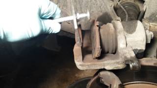 How to Compress the Brake Piston [upl. by Nerrag231]