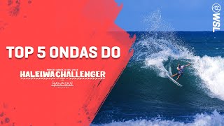 AS 5 MELHORES ONDAS DO HALEIWA CHALLENGER 2022 [upl. by Alegnaed]