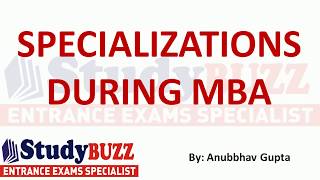 Which specialization to select in your MBA Job profiles under all MBA specializations [upl. by Lunnete]