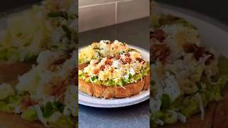 My Healthy and Quick Breakfast Recipe  Grated Egg Avacado Toast shorts cooking trendingshorts [upl. by Anairt]