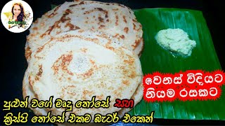 එක පාරක් කෑවොත් හැමදාම හදයි  dosa recipe  Soft those and crispy those  cook with sudu [upl. by Libby]