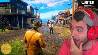 RED DEAD REDEMPTION 2 GAMEPLAY REACTION  OFFICIAL GAMEPLAY TRAILER 4 RDR 2 Gameplay PS4 [upl. by Aldos203]