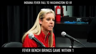 Indiana Fever Bench Erases Has Miracle Comeback indianafever [upl. by Htelimay]