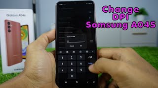 How To Change DPI On Samsung A04S [upl. by Orin720]