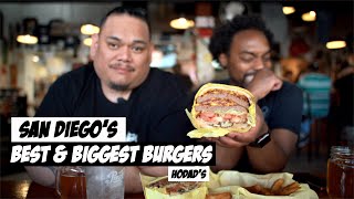 San Diegos Best amp Biggest Burgers Hodads Review [upl. by Annauj]