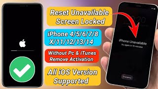 How To Fix Unavailable iPhone 45678X11121314 Without PcAppleiDRestore Unavailable iPhone [upl. by Mcdowell]