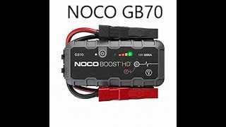 NOCO GB70 2000A PEAK JUMP STARTER [upl. by Romain325]